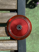 Колесо Fahrenheit 110*24 mm Hollow core, красный/прозрачный красный