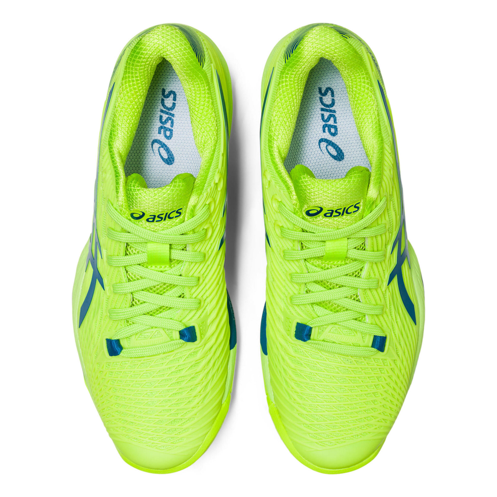 Женские теннисные кроссовки ASICS Solution Speed FF 2 All Court Shoe Women - Neon Green, Blue