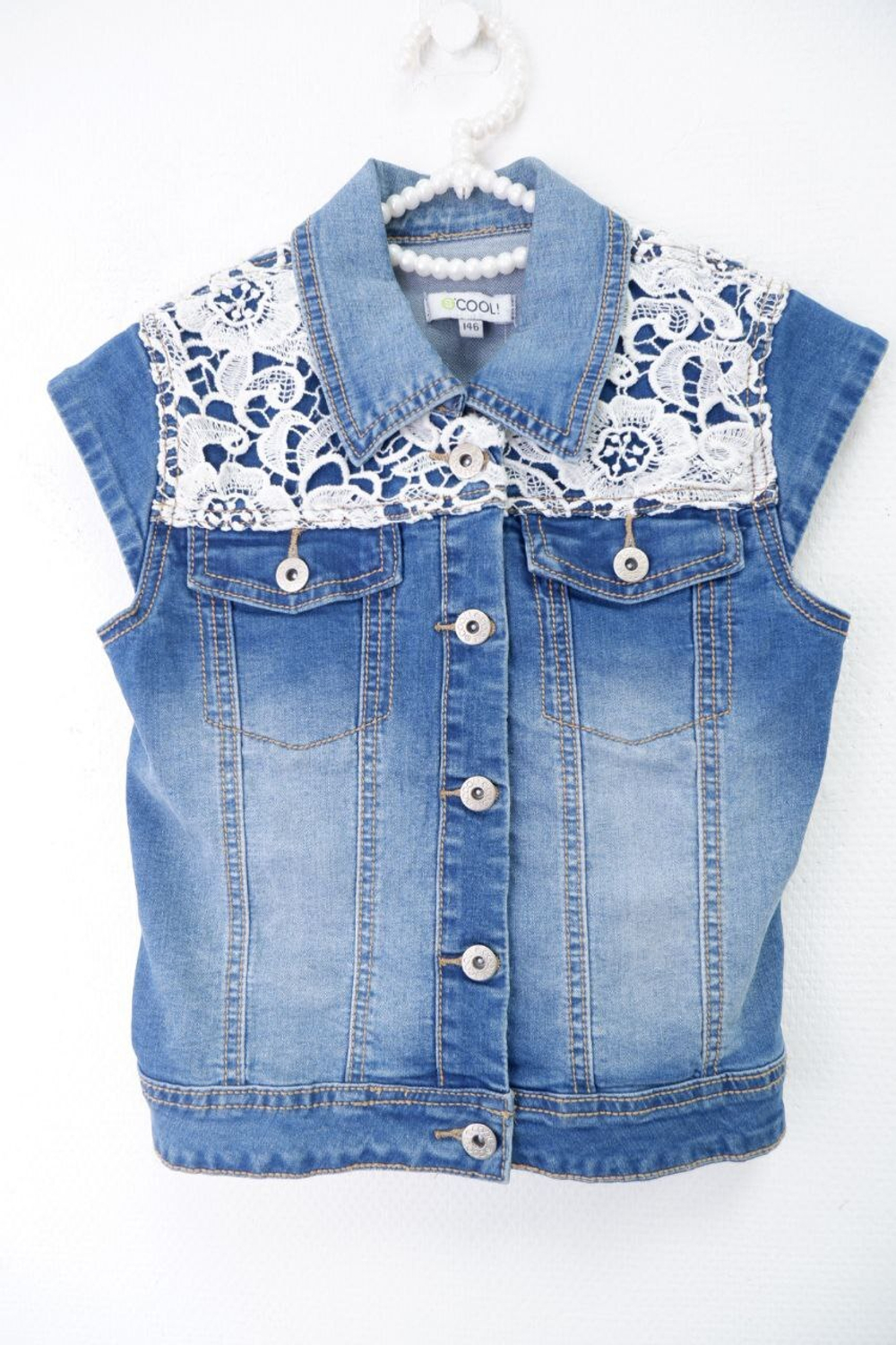 Жилет S'Cool джинсовый на 11 лет
