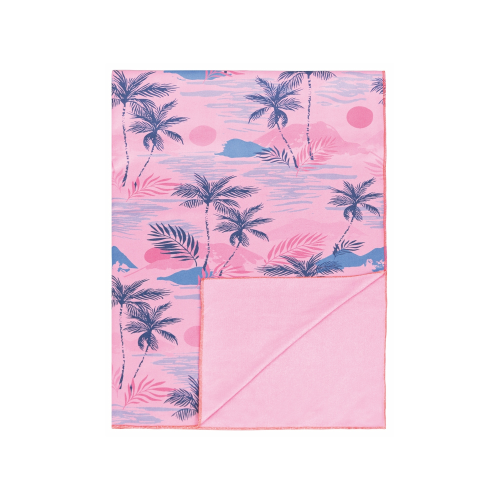 Полотенце розовое с принтом DOREANSE 803