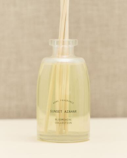 Zara Home Аромадиффузор Sunset Azahar 240 мл, тростниковые палочки микадо, аромат цветочный, Розовый