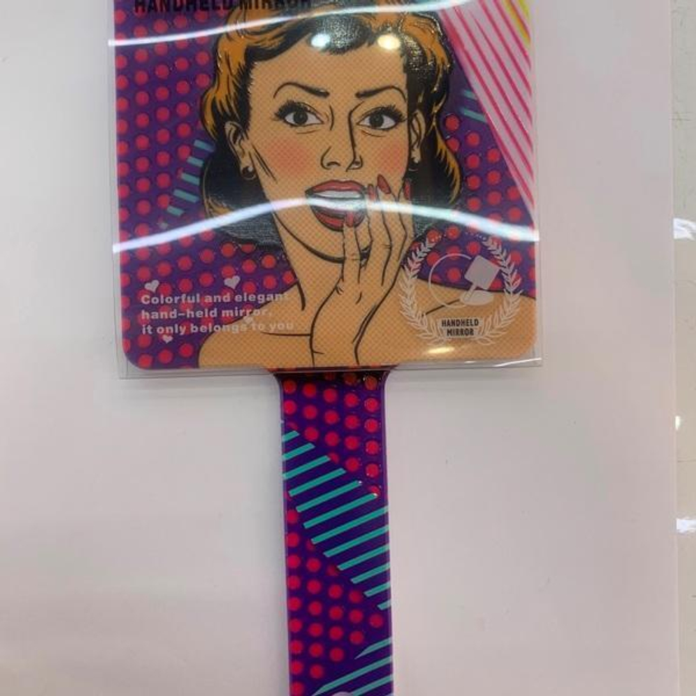 Зеркало косметическое "ФОРТУНА", микс 4 дизайна, 23,4*12см