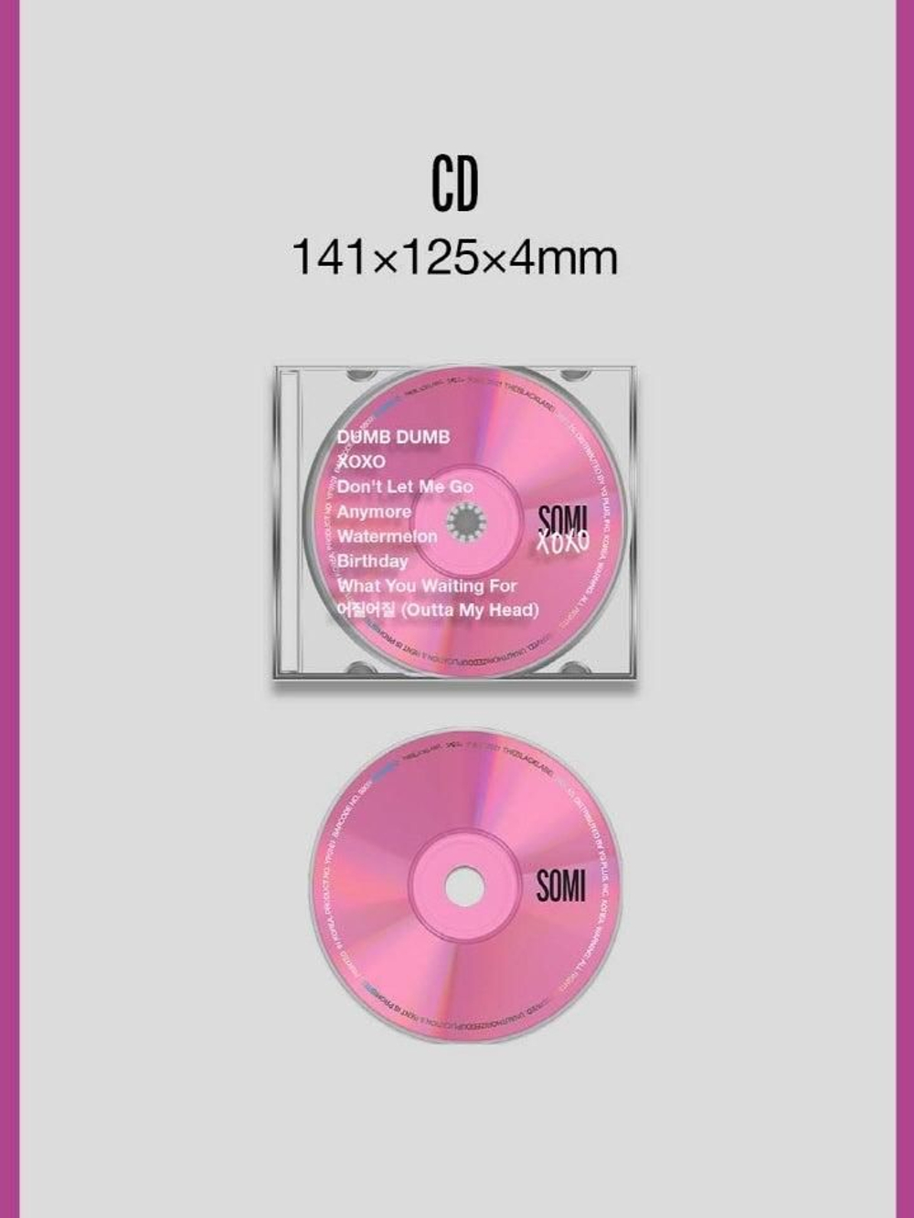 Альбом JEON SOMI - XOXO 1st Album 2 Version SET