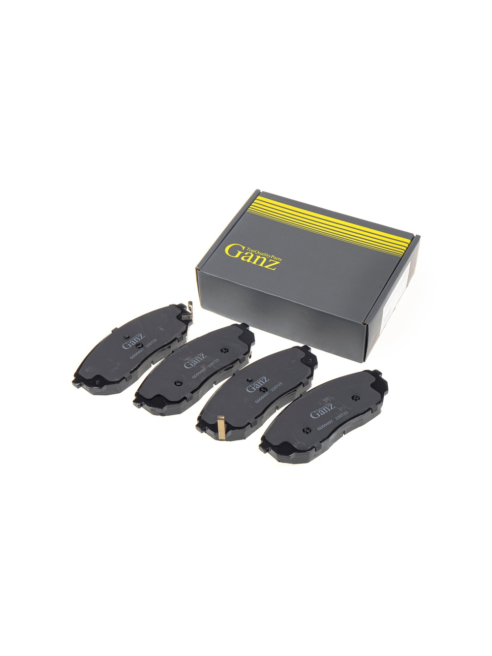 Колодки передние KIA Sorento 2.4/3.5L+CRDI 02-> GANZ GIJ09497