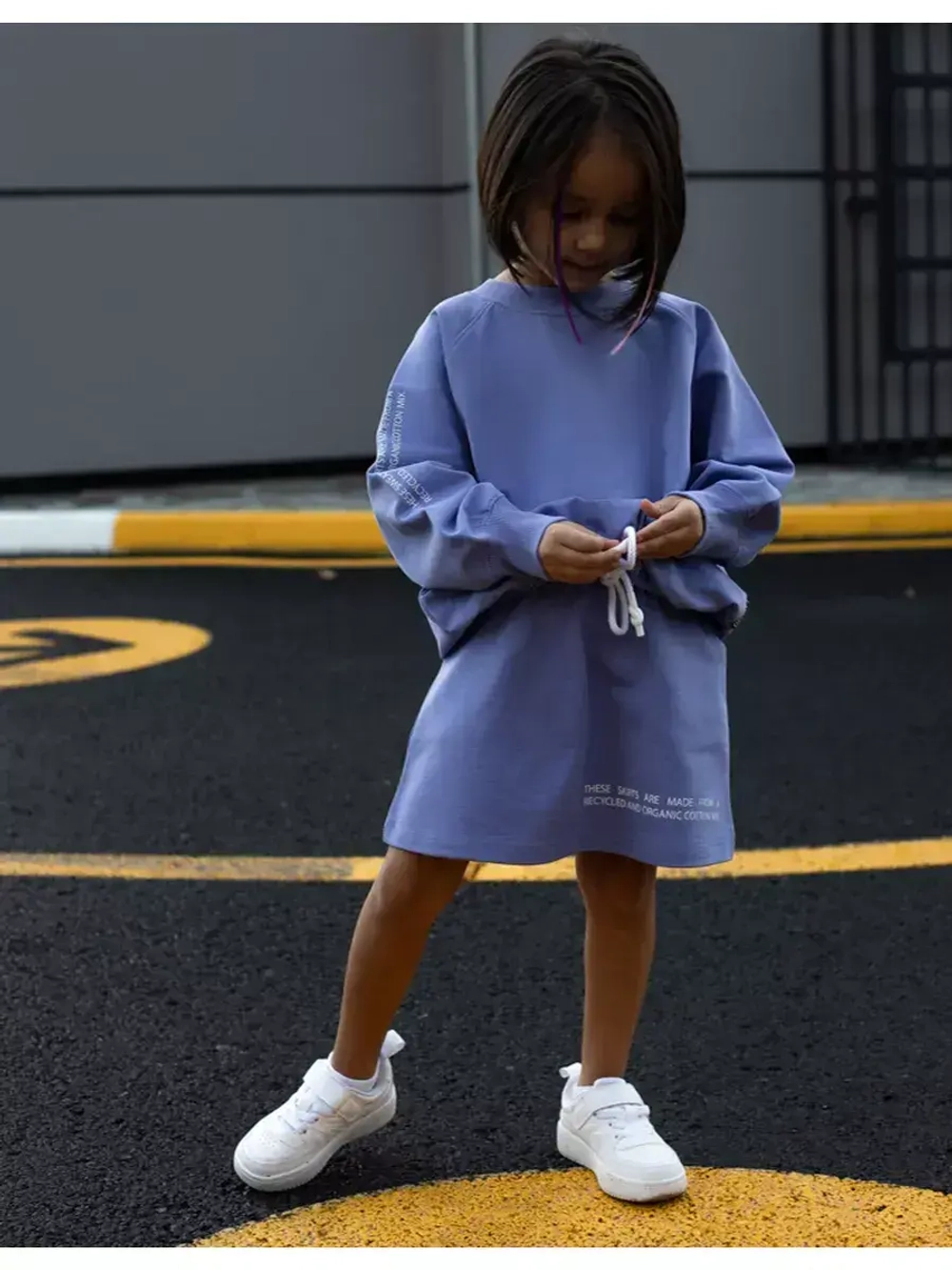 Костюм для девочек, толстовка и юбка