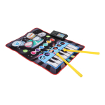 Коврик музыкальный, пианино, барабан, коробка 757-82