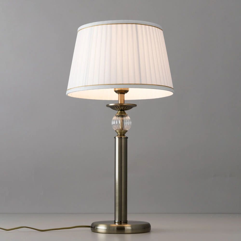 Citilux Гера CL433813 Настольная лампа с абажуром Бронза