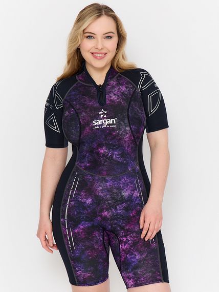 Гидрокостюм Sargan Nero 2.0 Shorty lady 2 мм GalaxyAPE-07/черный
