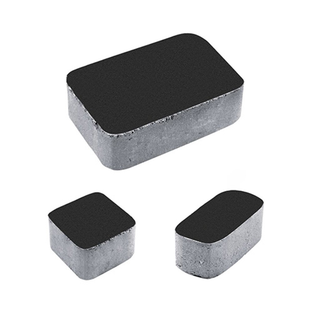 Тротуарная плитка КЛАССИКО - Стандарт Черный, комплект из 3 видов плит