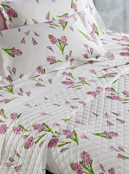 Постельное белье 2 спальное евро макси Mirabello Primi Fiori розовое