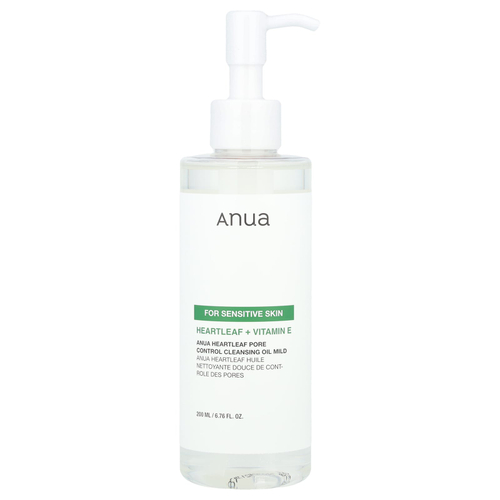 Anua, Heartleaf Pore Control, очищающее масло, мягкое, 200 мл (6,76 жидк. Унции)