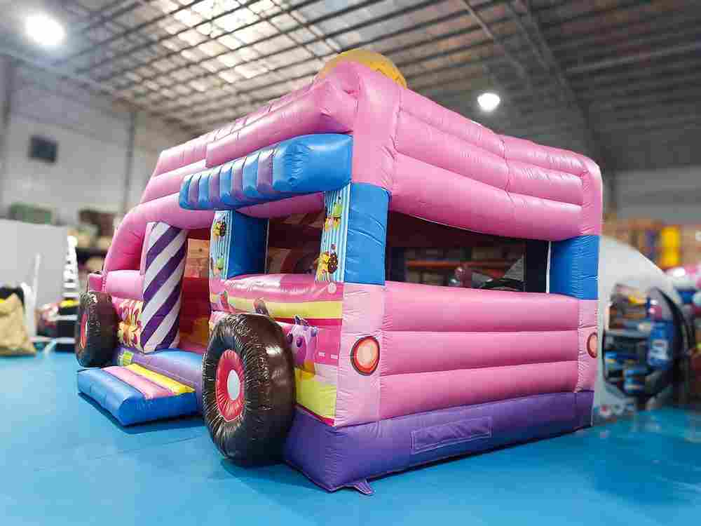 Коммерческий надувной батут "Машина сладостей"