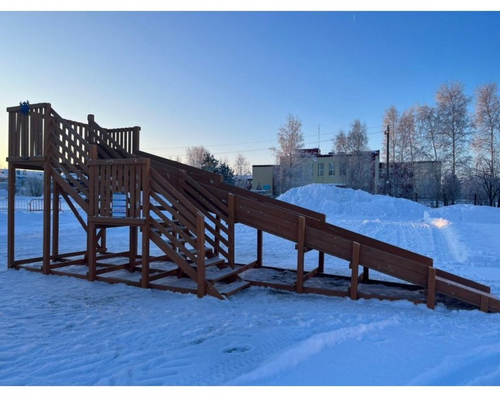 Зимняя горка TORUDA Лисичка (скат 8 м)