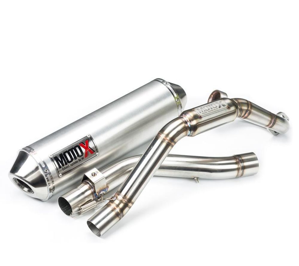 Full Exhaust System for Honda CRF250L-M-Rally (2012-2020). Made in Thailand. MOTO-X V.1