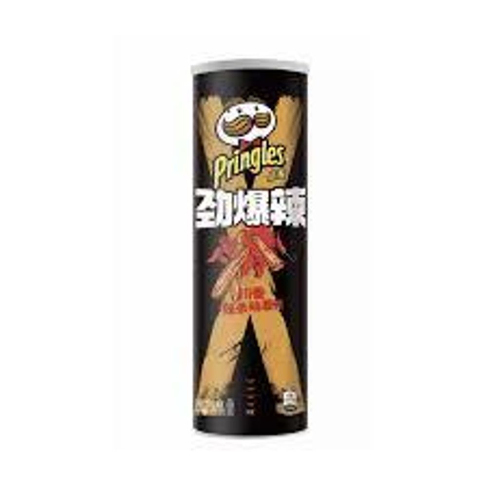 Картофельные чипсы со вкусом сычуаньских пряных полосок Pringles 110г