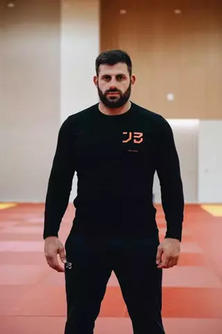 Штаны темно-синие Judo Buro/ Дзюдо Бюро с вышивкой JB