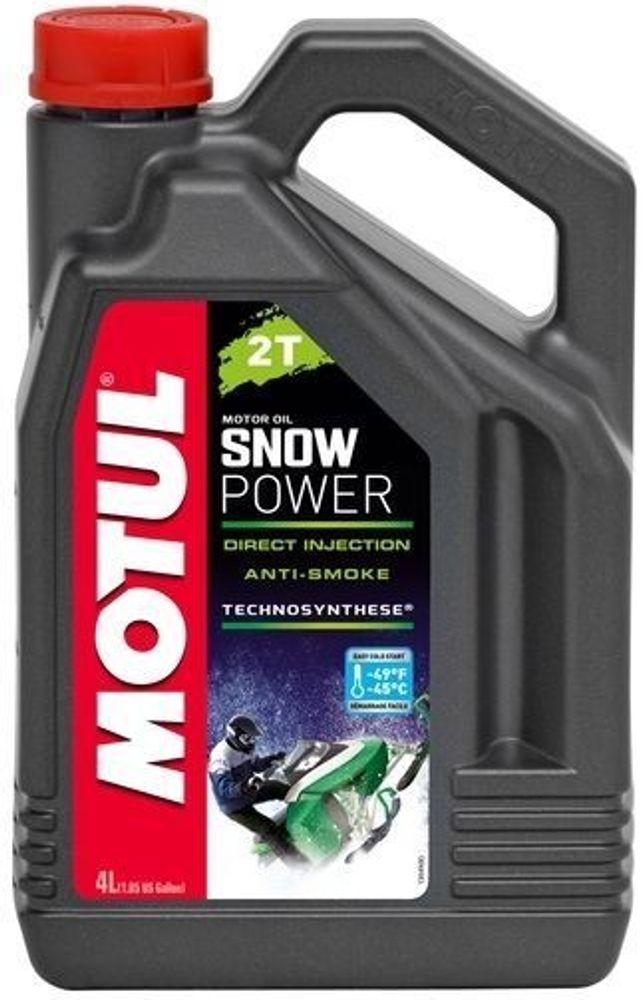 Моторное масло Snowpower для снегоходов (2Т), 4 л.