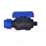 Кран шаровой компрессионный ПЭ Дн 25х1" НР Ру16 VALFEX 1210012625100