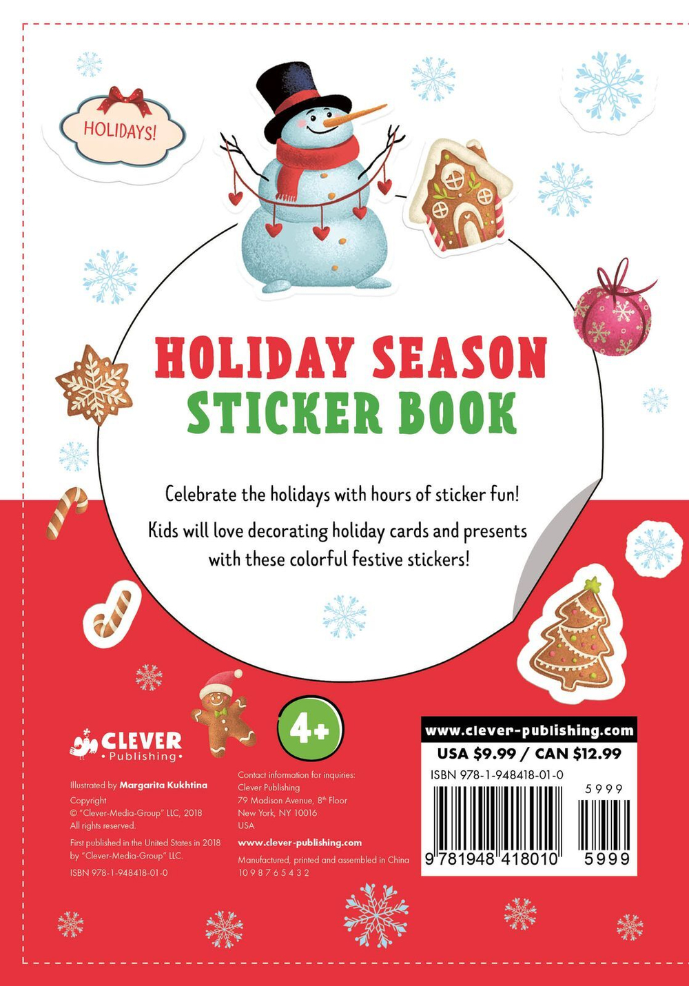 Holiday Season Sticker Book