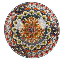 Салатник "Arabesque" (зеленый) d=16см v=800мл (min12) (транспортная упаковка)