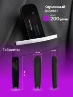 Ручка-переводчик Delisimple, электронная, работает без интернета, 8 Гб памяти, черный
