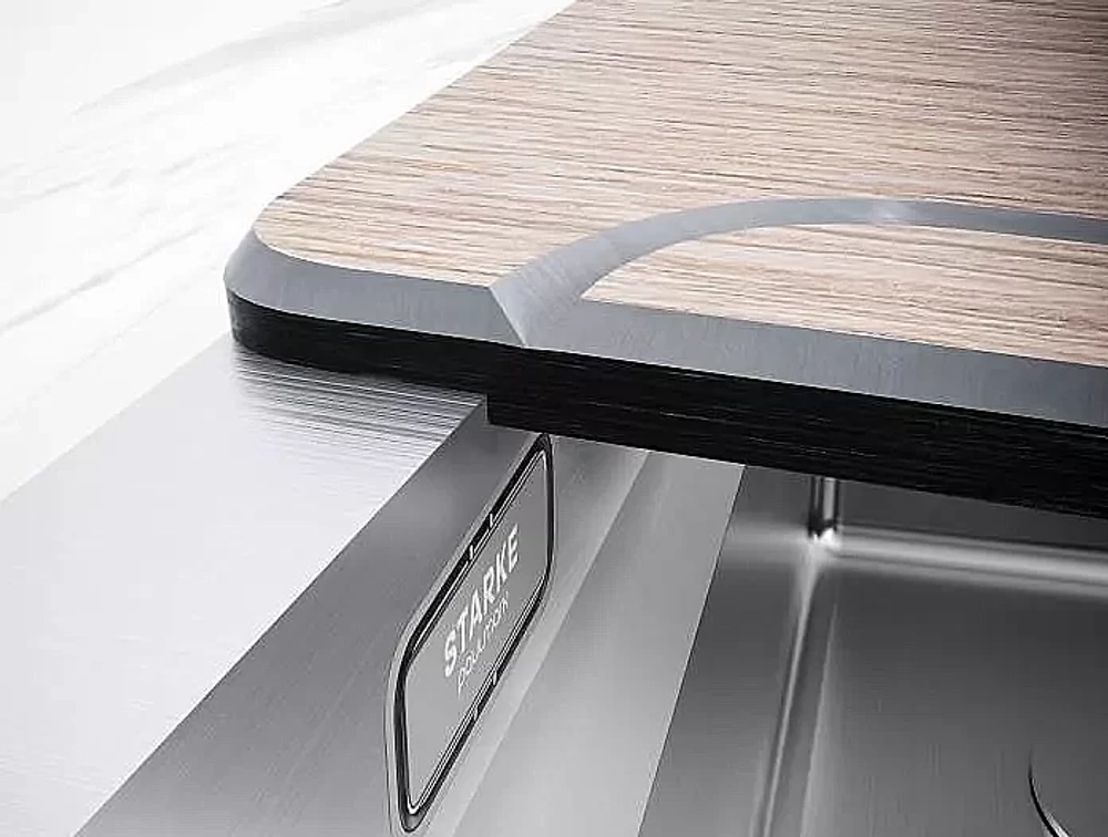 Кухонная мойка Paulmark NEXT-MULTI SINK 54 PM785445-BG брашированное золото