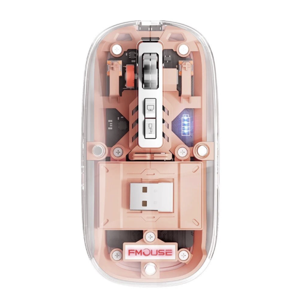 Мышь беспроводная FMouse M133, розовый