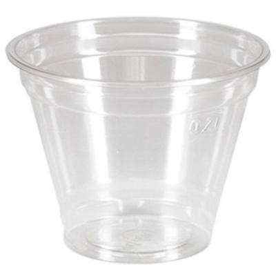 Стакан ПЭТ 200 мл прозрачный D-95 мм, h-72 мм (50/1000 шт.) ПолиЭР