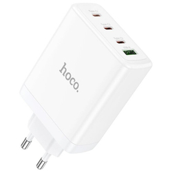 Hoco N31 USB + 3* USB Type C 3PD+QC3.0 GaN 100W (100Вт 20В 5А) Сетевое зарядное устройство