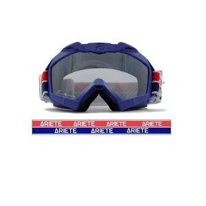 Очки кроссовые ARIETE GOGGLES ADRENALINE PRIMIS, синий, зеркальная тонированная линза 14001-PPAA