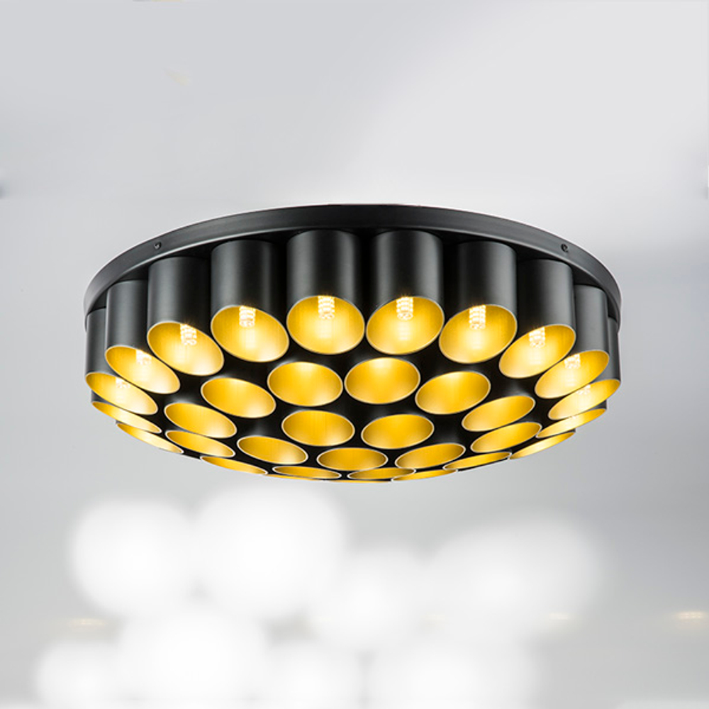 720407 Люстра SIENA 40х40W G9 ЧЕРНЫЙ/ЗОЛОТО