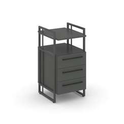 Rift Direct Тумба приставная RF.TPRR-001 Антрацит NEW/Металл Антрацит NEW/Черный Ручки 424*500*821