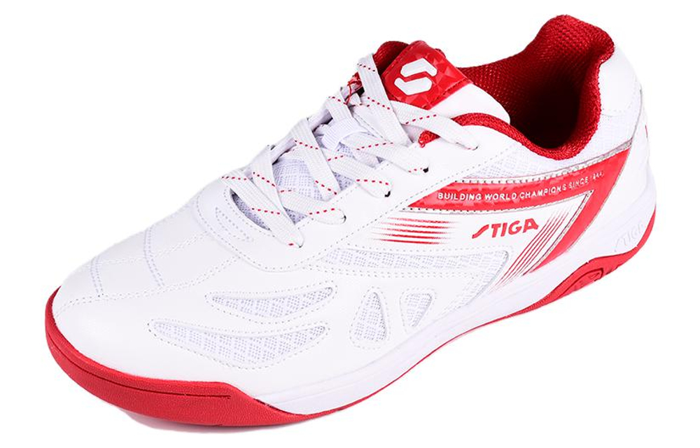 Stiga Slip Resistant And Breathable Low top Training Shoes Unisex Red White
