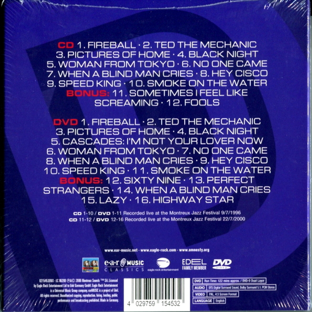 Deep Purple / Live At Montreux 1996 (CD+DVD)
