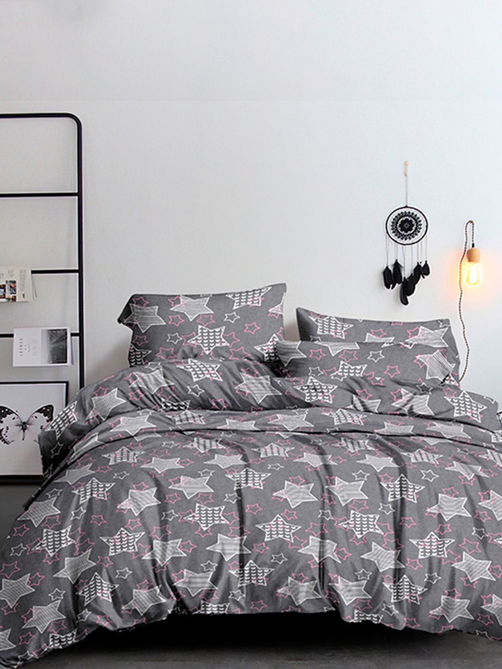 Наволочка комплект 2шт полисатин Simple House "Iston" 50x70 см