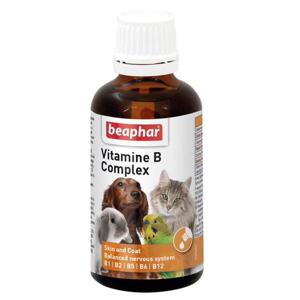 Кормовая добавка Beaphar Vitamine B Complex для всех домашних животных 50 мл