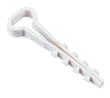 Дюбель-хомут 5х10мм для плоского кабеля нейлон бел. (уп.100шт) IEK UDH14-05-10-100-K01