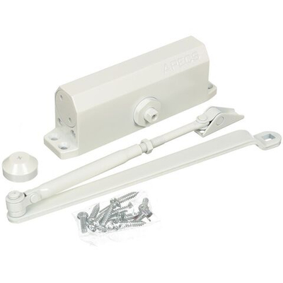 Доводчик дверной Apecs, DC- 24/60-80-M-W/DC-20.4/1050/100-A1-W, -40 C, до 60 кг, бел