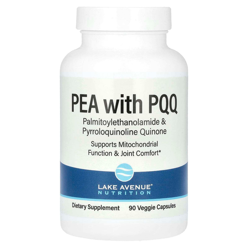 Lake Avenue Nutrition, ПЭА 300 мг и PQQ 10 мг, 90 растительных капсул