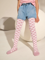 Колготки хлопковые для девочки Next AB7-732, Белый, Розовый