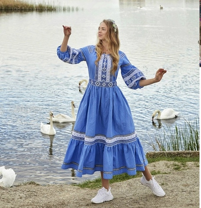 Платье Голуба