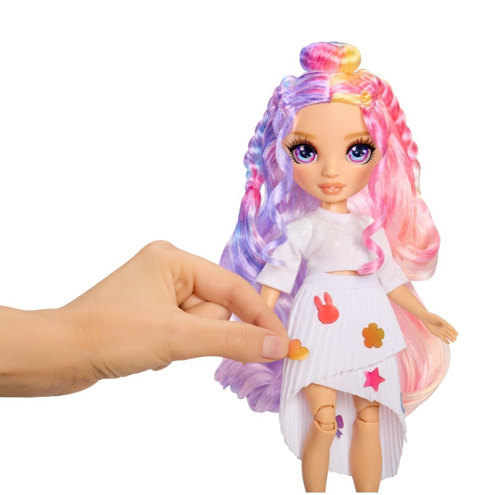 Rainbow High - Модная кукла с фиолетовыми глазами AirBrush & Create 543350