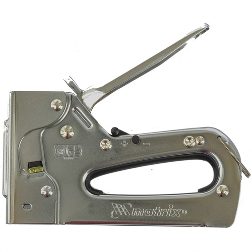 Степлер мебельный, тип скобы 53, 6-14мм, металлический, регулируемый, Matrix, 40913