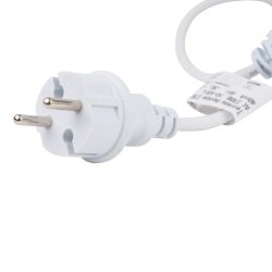 ULD-B3010-200-TWK WARMWHITE IP67 Бахрома светодиодная с эффектом мерцания. 3м. Соединяемая. 200 светодиодов. Теплый белый свет. Провод белый. TM Uniel.