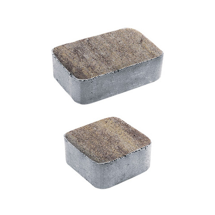 Тротуарная плитка КЛАССИКО - Искусственный камень Доломит, комплект из 2 видов плит