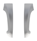 Комплект рамки с разъёмами 9" Toyota Yaris/Vitz P90 2005-2010 серебро Тип2 с боковинами - Car-Smart 9647F2S