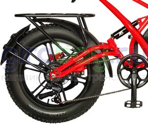 Электровелосипед Minako FOX-L 2.0 (48v/23Ah) Литые диски - Красный фото 7