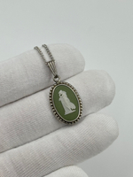 Кулон Wedgwood зелёный