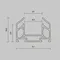 Профиль для монтажа Exility mini в натяжной ПВХ потолок , 2м Technical tram034mp-212s