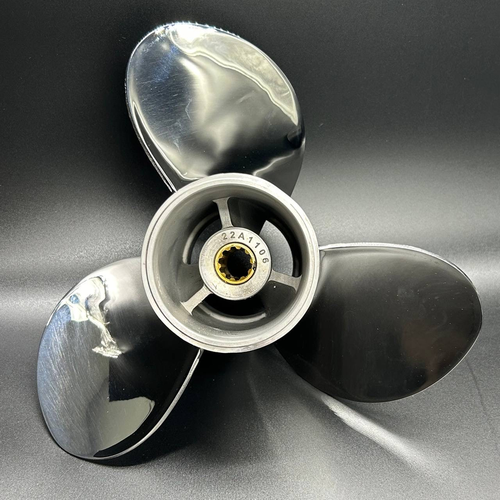 Гребной винт Yamaha 20-30, F20-25 (3x10-1/8x13) (СТАЛЬ) (POLASTORM)